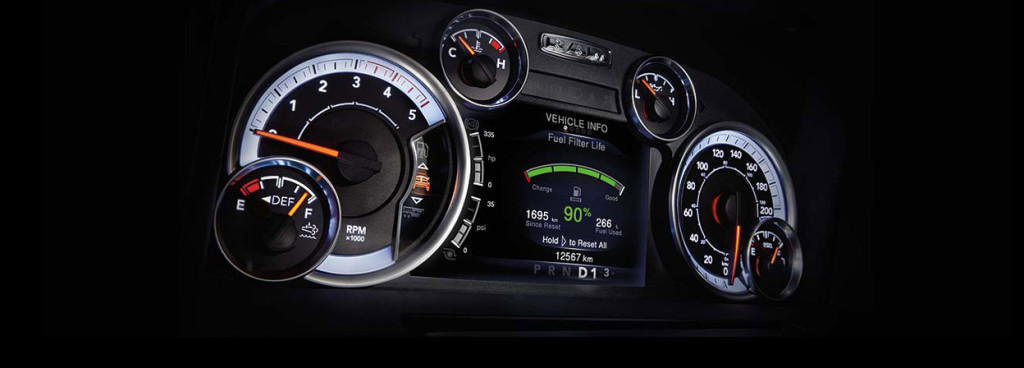 2016 Ram 2500 Power Wagon Interior Speedometer